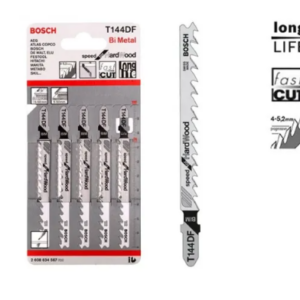 BOSCH 5pcs T144DF Jigsaw Blade Speed For Hardwood Cutting